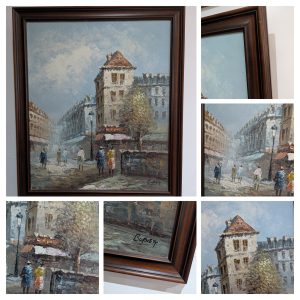 "French Street Scene" by Caroline Burnett