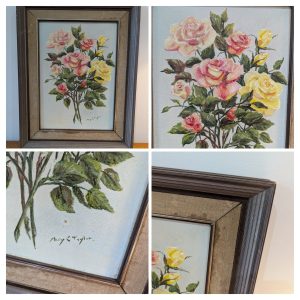 "Pink & Yellow Roses" by Mary E Taylor