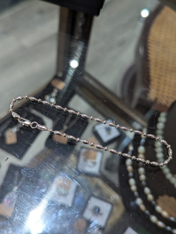 Sterling Silver Beaded Bracelet - Image 3