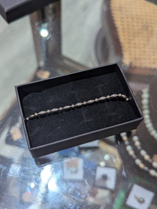 Sterling Silver Beaded Bracelet - Image 2