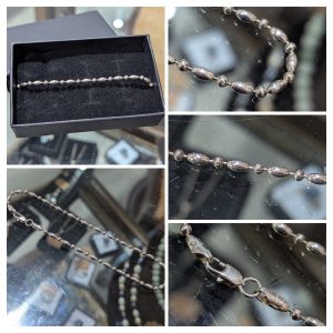 Sterling Silver Beaded Bracelet