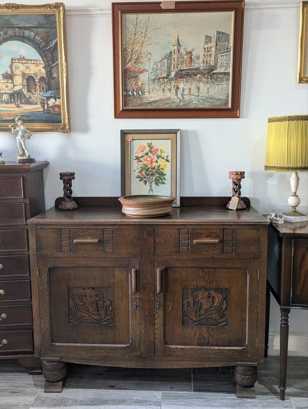Oak Sideboard - Image 2